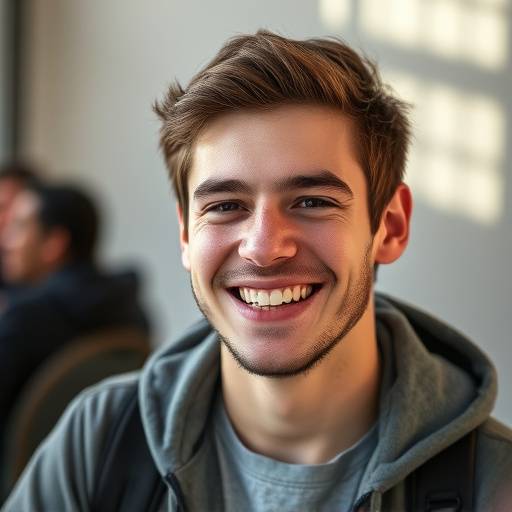 Photo de Marc Leblanc, étudiant satisfait